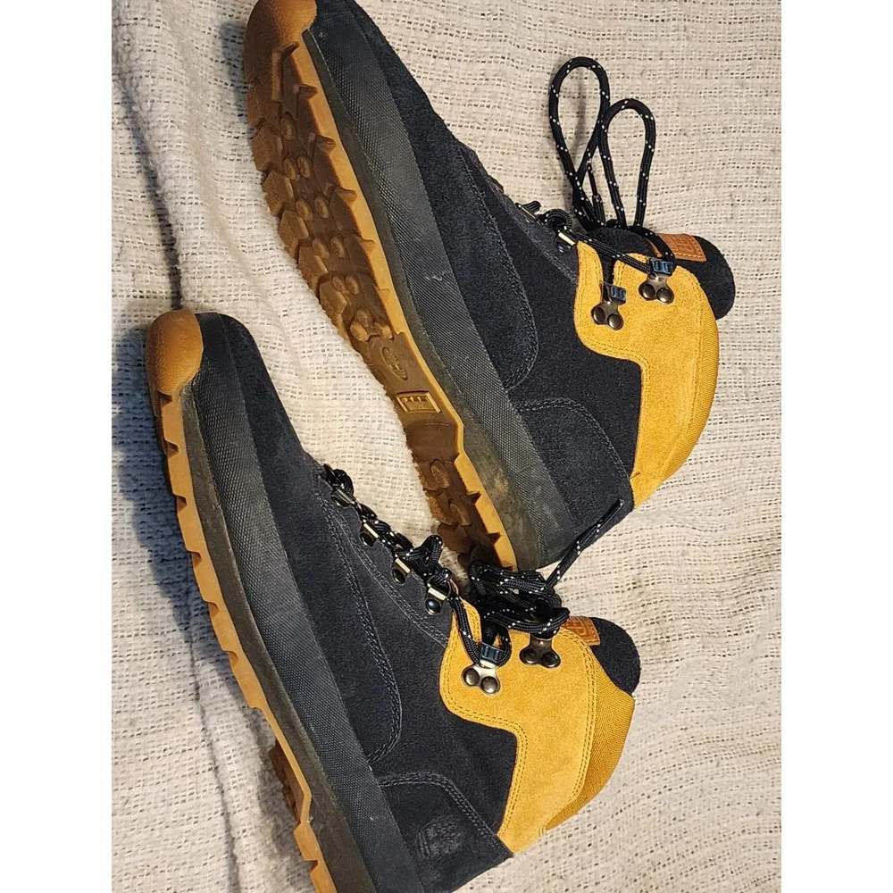 Timberland 10Deep Nomads Euro Hiker Navy Wheat Suede Boots 6215A‎ Mens 12M